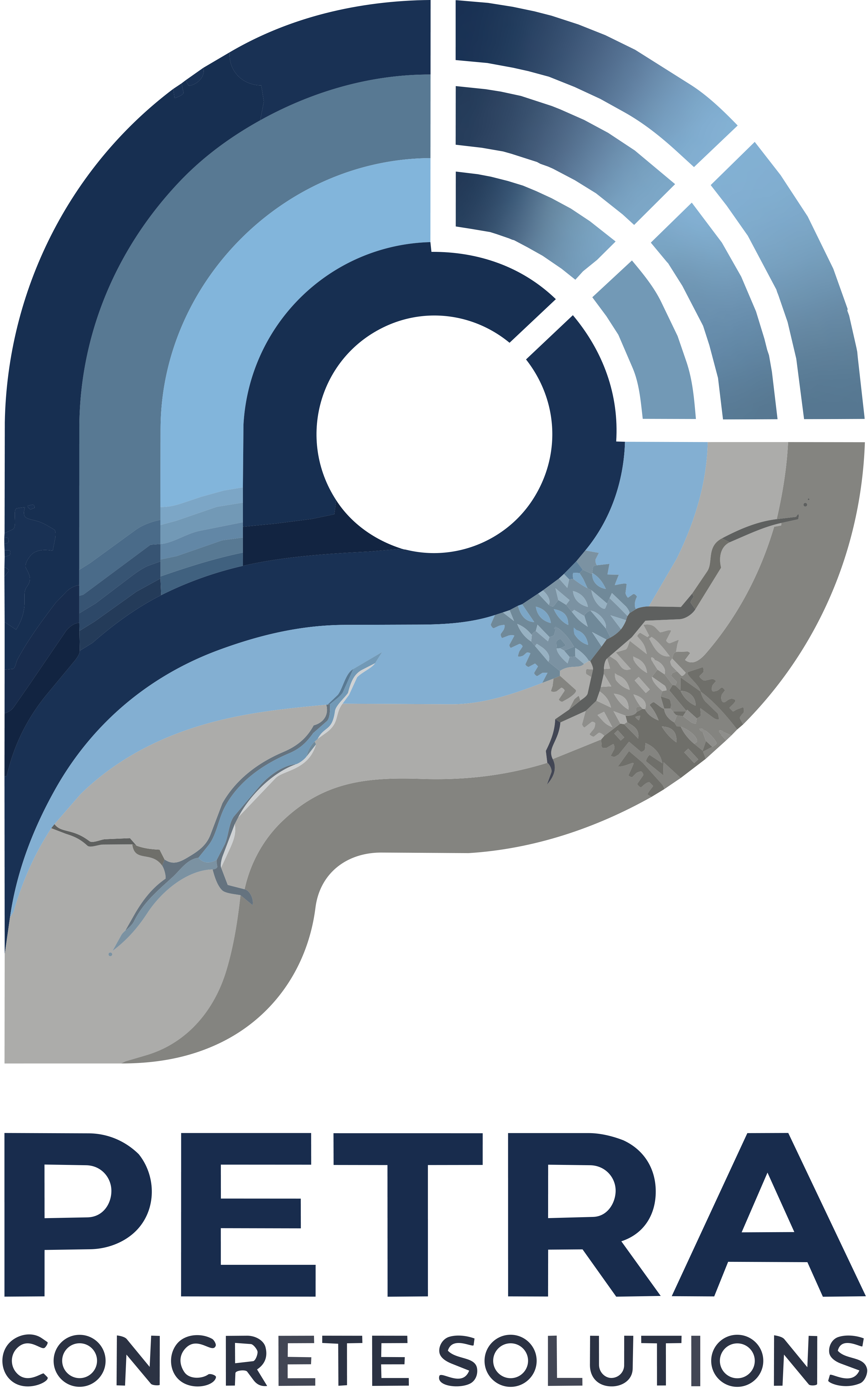 PETRA Concrete Solutions logo redesign